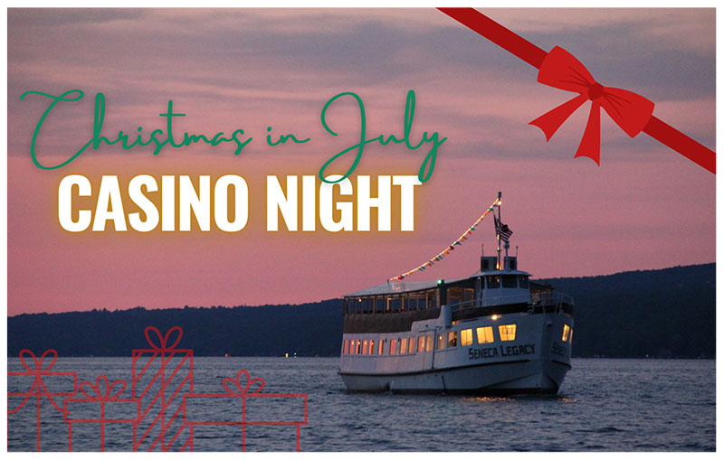 casino night Christmas graphic